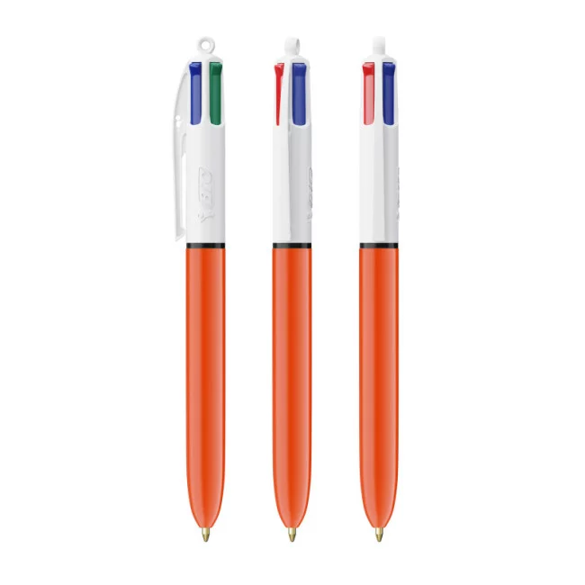 Stylo BIC ® 4 Couleurs Edition Fine Lanyard 
