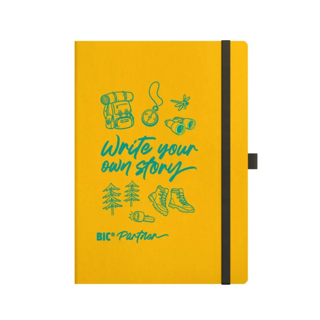 Carnet A5 BIC® Partner avec couverture à base de pommes