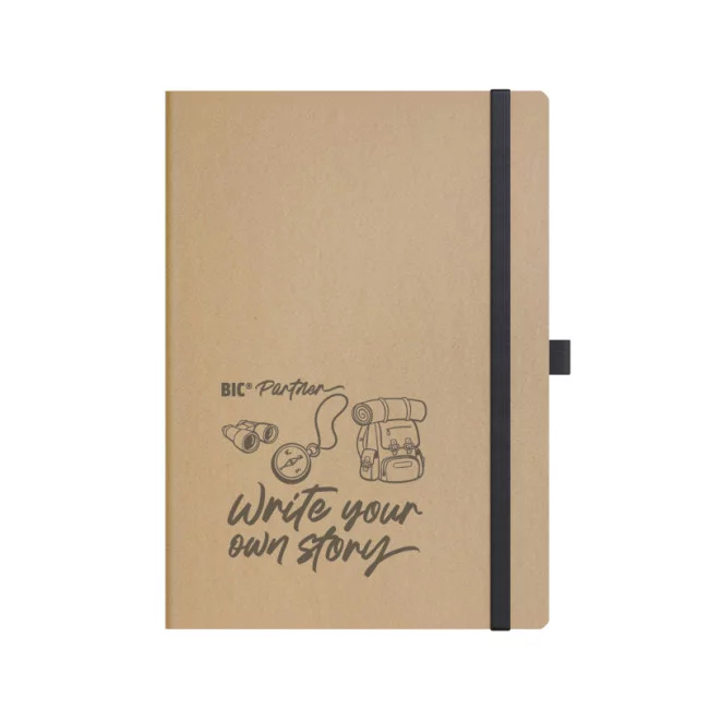Carnet A5 BIC® Partner avec couverture à base de pommes