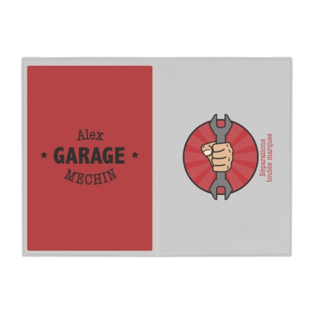 Porte carte grise publicitaire PVC mat 