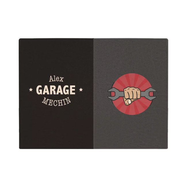 Porte carte grise publicitaire imitation cuir 
