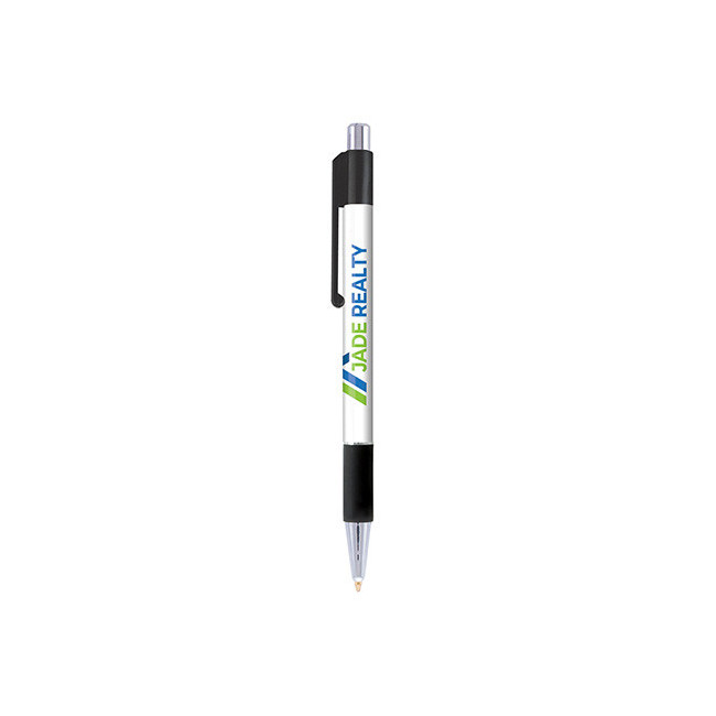 Stylo personnalisable Astaire grip chrome Stylo personnalisable Astaire grip chrome - Noir