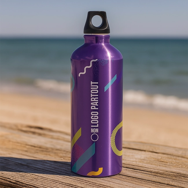 Gourde promotionnelle en aluminium recyclé 1L 