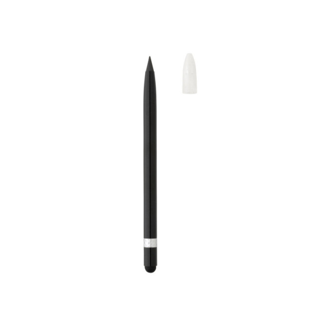 Crayon infini publicitaire en aluminium avec gomme