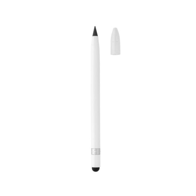 Crayon infini publicitaire en aluminium avec gomme