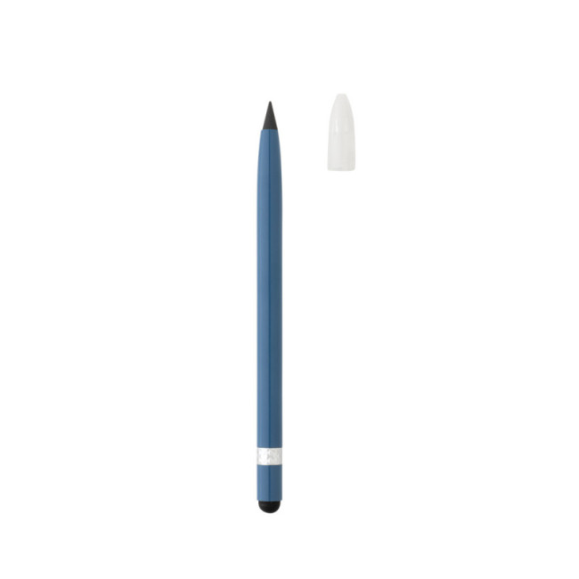 Crayon infini publicitaire en aluminium avec gomme