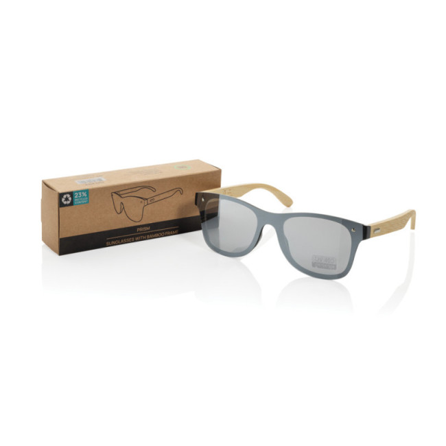 Lunettes de soleil en plastique recyclé RCS et bambou Prism