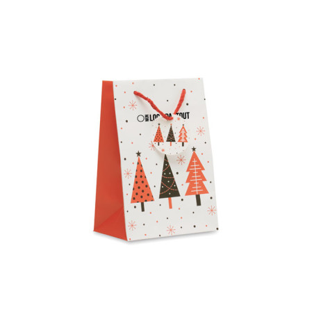 Sac cadeau de Noël publicitaire Bossa Small 
