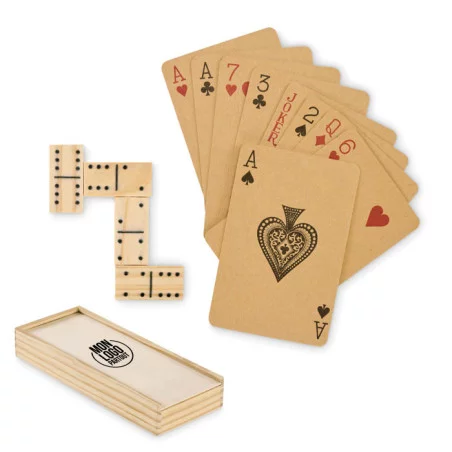 Set jeu de dominos et cartes à jouer Domi&Cards 