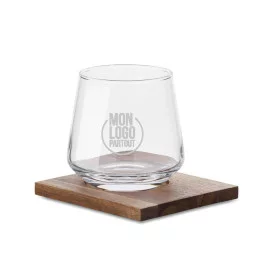 Set verre à whisky et sous...