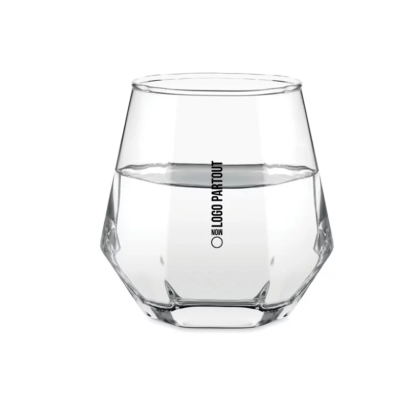 Verre personnalisé biseauté...