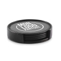 Lot de 4 sous-verres personnalisables en PU Posa 