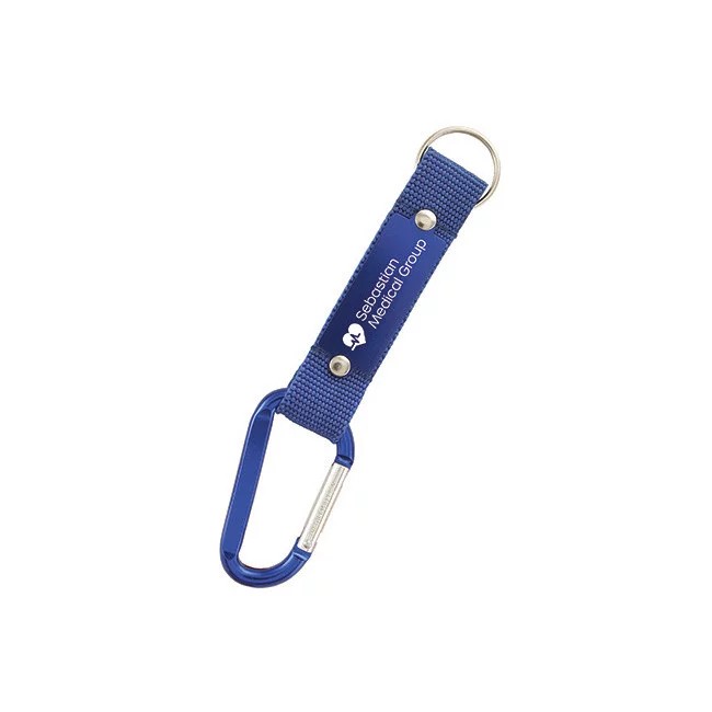 Porte-clés mousqueton personnalisable Willis Porte-clés mousqueton personnalisable Willis - Bleu 2146