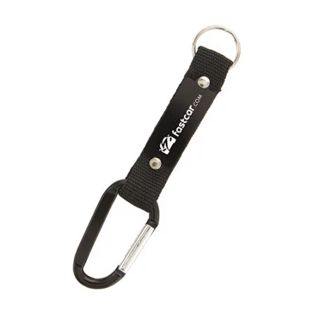 Porte-clés mousqueton personnalisable Willis Porte-clés mousqueton personnalisable Willis - Noir