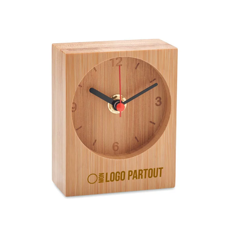 Horloge publicitaire Clambu