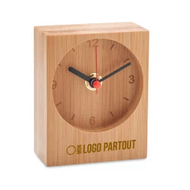 Horloge publicitaire Clambu