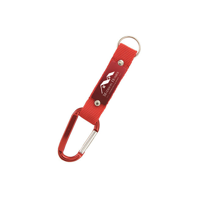 Porte-clés mousqueton personnalisable Willis Porte-clés mousqueton personnalisable Willis - Rouge 200
