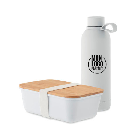 Coffret comprenant lunch box et bouteille Emerald Set 