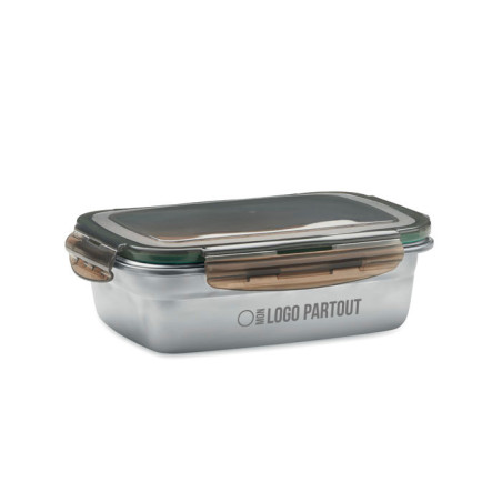 Lunch box en acier inox recyclé Lox 