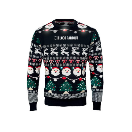 Pull de Noël à Led taille L/XL Shamis 