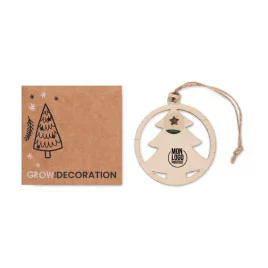 Suspension de Noël en bois...