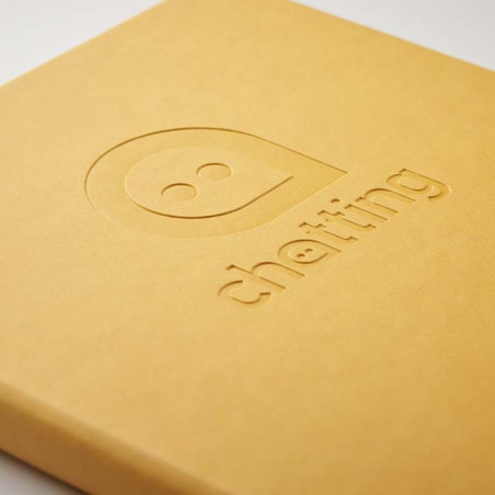 Carnet A5 Publicitaire Sur-Mesure Rigide Gravure 