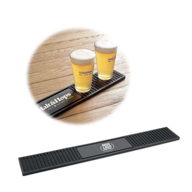 Tapis de bar publicitaire en PVC Malta