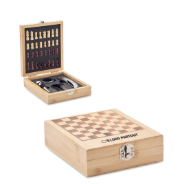 Coffret Vin & jeu d'échecs...