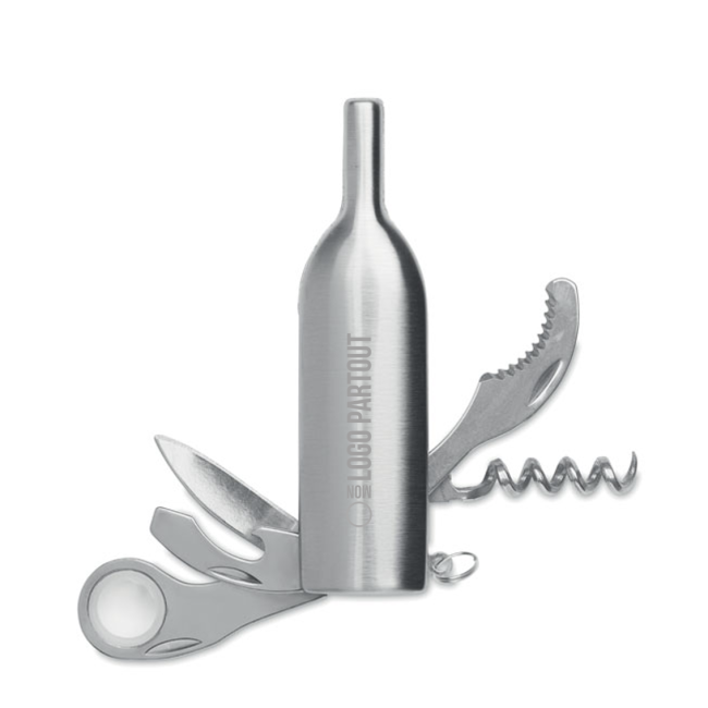 Couteau de poche en acier publicitaire Vino 