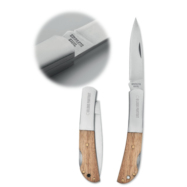 Couteau pliable personnalisé Skarp