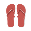 Tongs de plage publicitaires en PE taille M 
