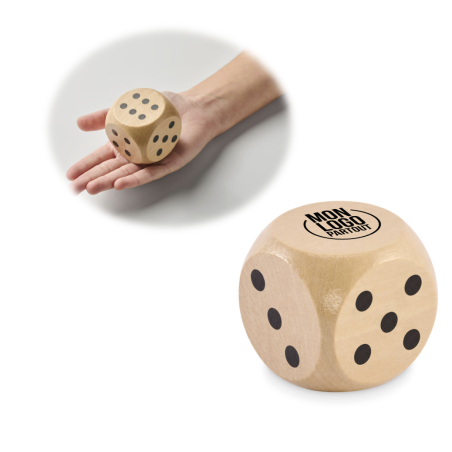 Dé personnalisable en bois Dado 