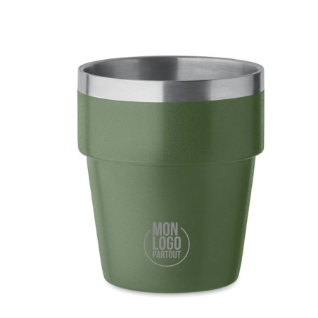 Gobelet double paroi en inox Acerito 250 ml 