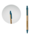 Stylo bille publicitaire en bambou Itea Colour 