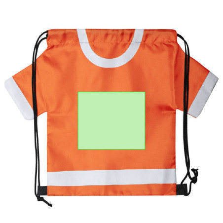 Sac cordon personnalisé en forme de tee-shirt Paxer 