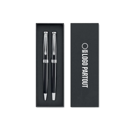 Set de 2 stylos publicitaires Lyon 