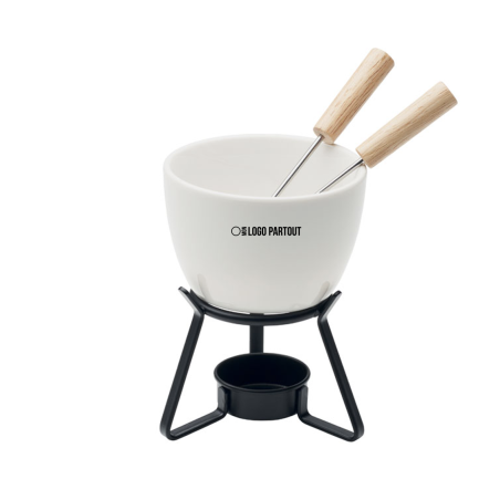 Petit service à fondue personnalisé Kase 