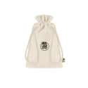 Sac cadeau à cordon en coton bio Amber S 