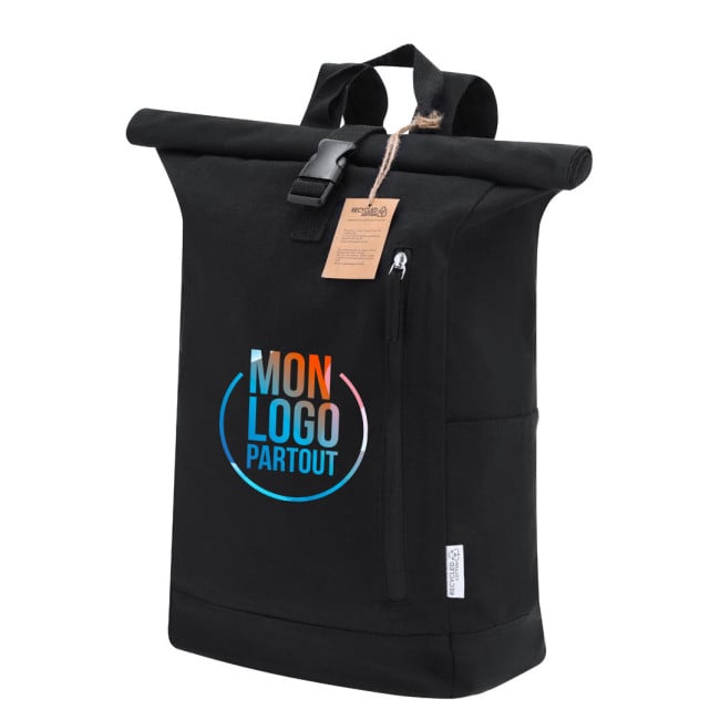 Sac à dos roll'top en toile recyclé Antrim 