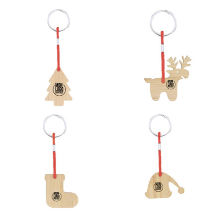 Porte-clés publicitaire de Noël Matcher 