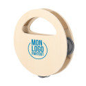 Tambourin personnalisé en bois Andex 