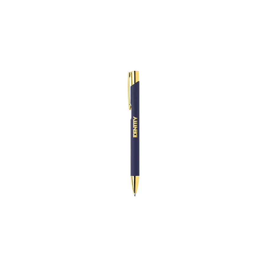 Stylo publicitaire Crosby doré personnalisable - Bleu 289