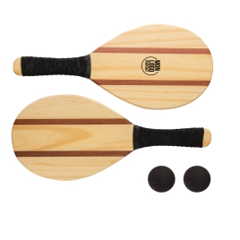 Set de raquettes en bois...