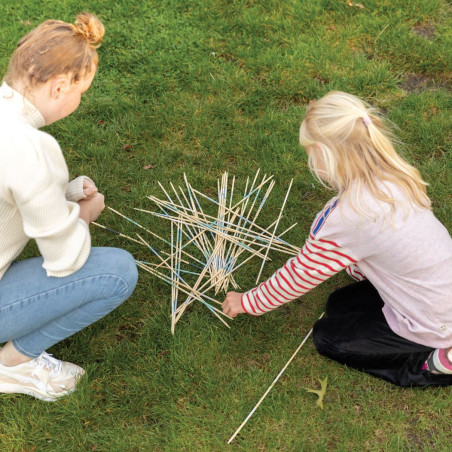 Jeu de mikado géant personnalisé en bambou 