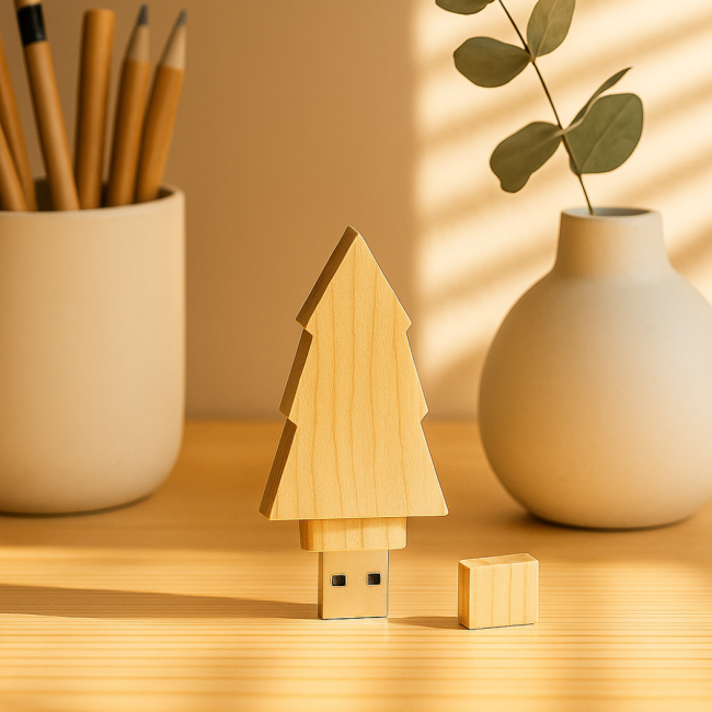 Clé USB personnalisée sapin de Noël Neskup 16 GB 