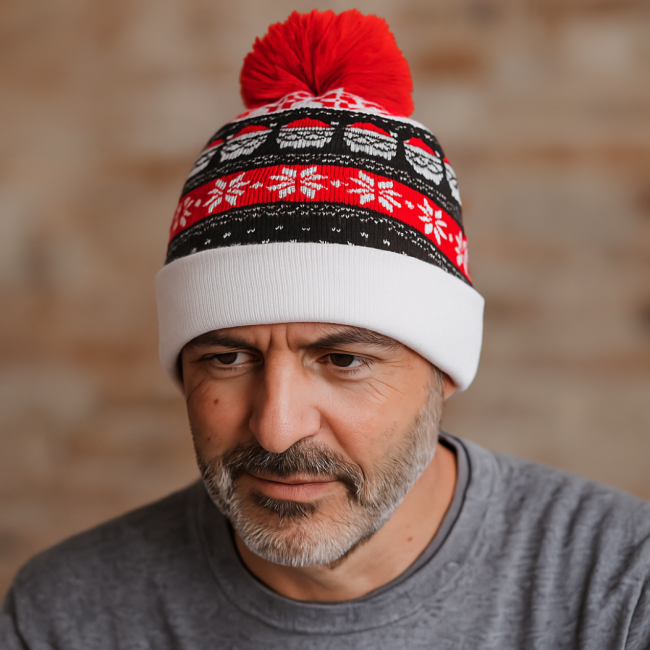 Bonnet de Noël personnalisé à LED Plumex 