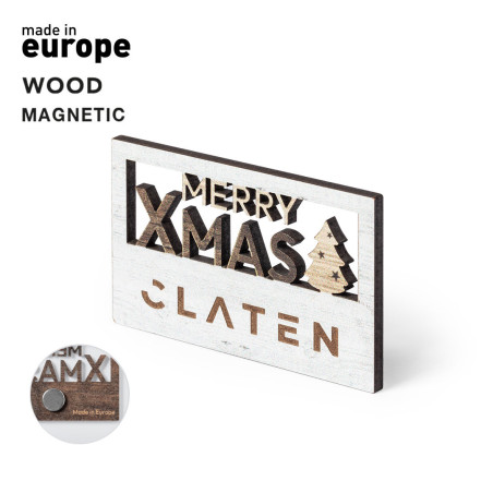 Magnet de Noël publicitaire Lambet 