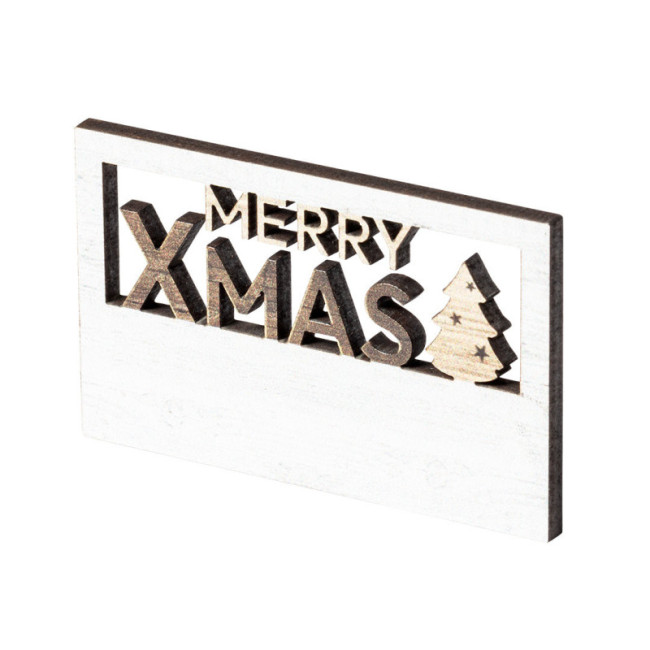Magnet de Noël publicitaire Lambet 