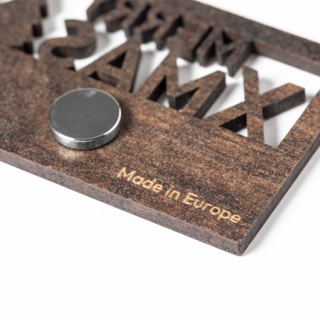 Magnet de Noël publicitaire Lambet 