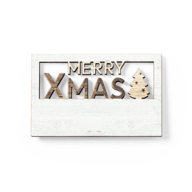 Magnet de Noël publicitaire Lambet 